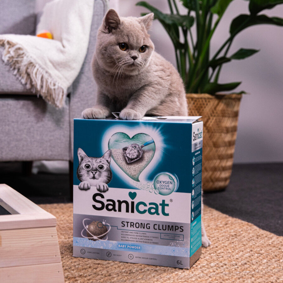 Sanicat Strong Clumps Arena Aglomerante perfumada para gatos thumbnail