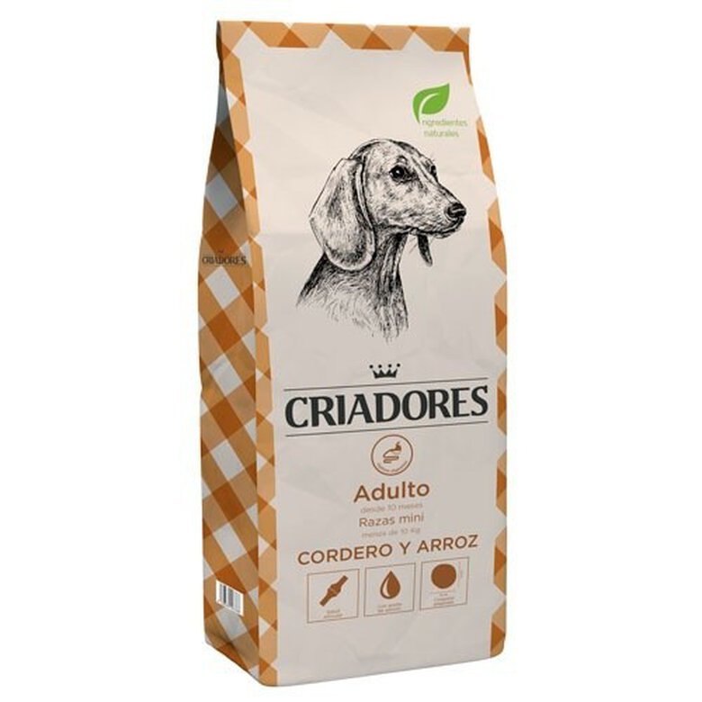 3 kg Criadores Adulto Cordero pienso para perros de razas mini,  Imagen numero 1 Criadores pienso adultos mini cordero para perros Imagen numero 1
