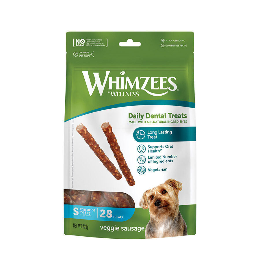 28 barritas Whimzees Snacks Dentales Grain Free para perros, , large Imagen numero 1