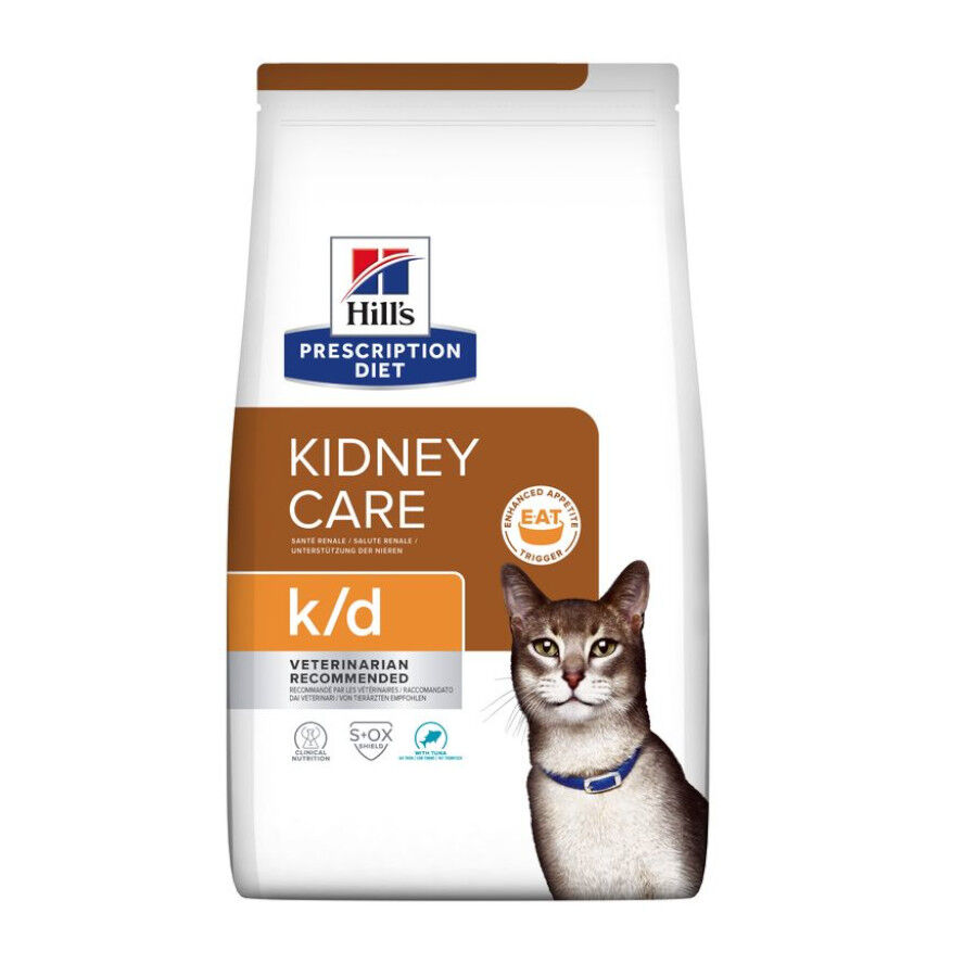 1.5 kg Hill's Prescription Diet kidney Care k/d At&uacute;n pienso para gato, , large Imagen numero 1