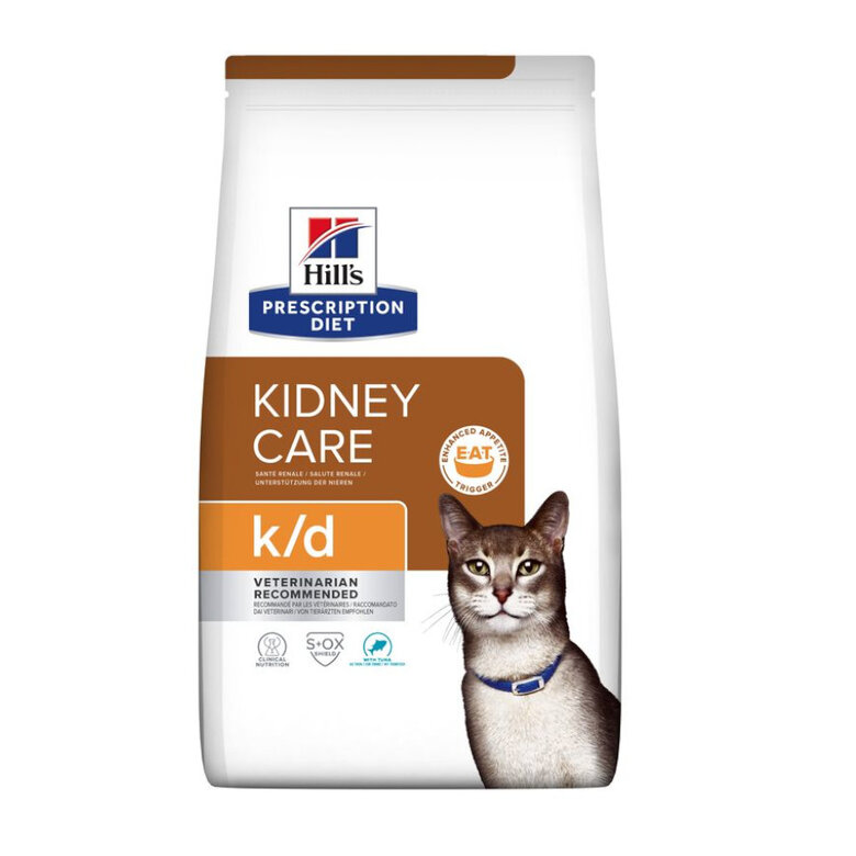 3 kg Hill's Prescription Diet kidney Care k/d Atún pienso para gato,  Imagen numero 1 3 kg Hill's Prescription Diet kidney Care k/d Atún pienso para gato, , large Imagen numero 1