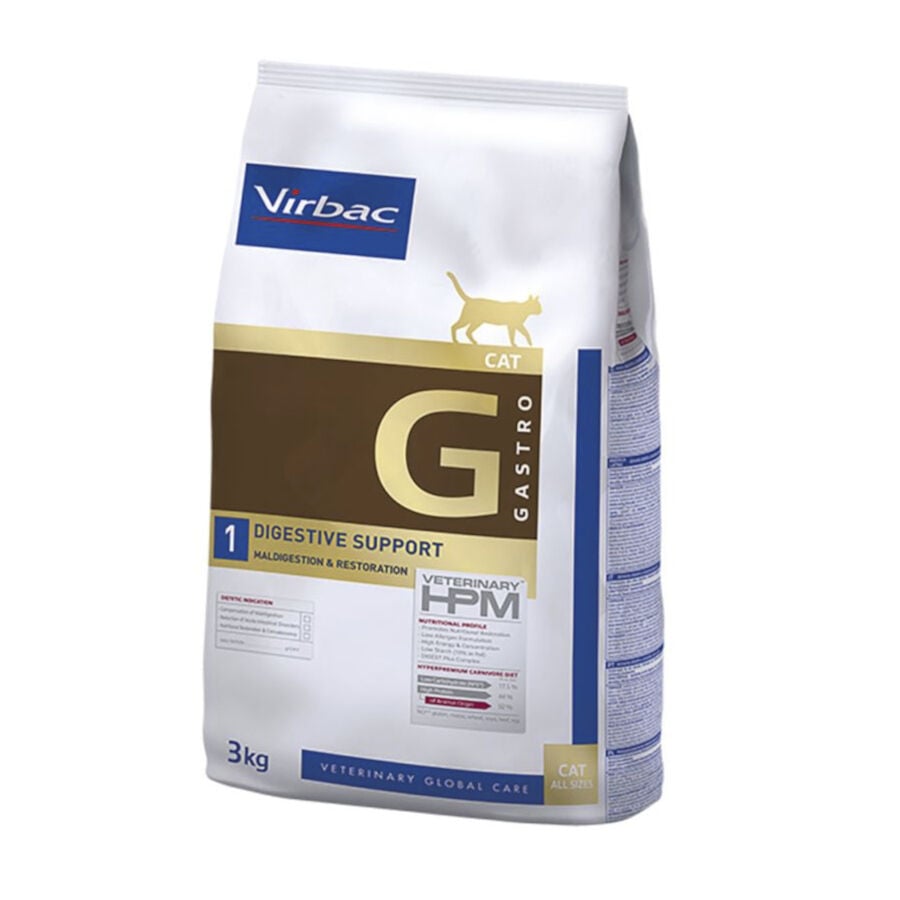 3 kg Virbac Gastro Digestive Support HPM Pienso para gatos, , large Imagen numero 1