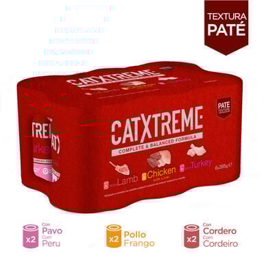 Catxtreme Multipack paté en lata para gatos
