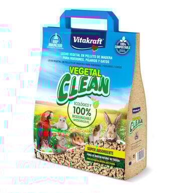 Vitakraft Vegetal Clean Pellets de Madera para animales