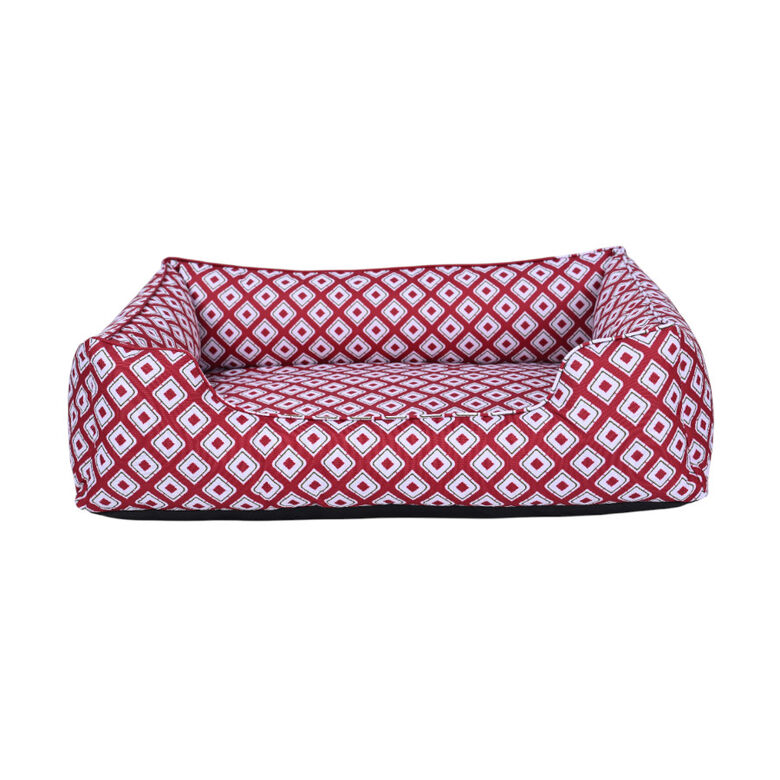 Leeby cama impermeable roja para perros thumbnail