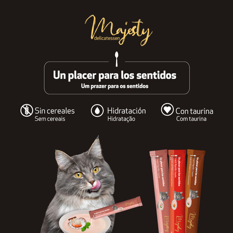 Majesty Mix de snack líquido para gatos thumbnail