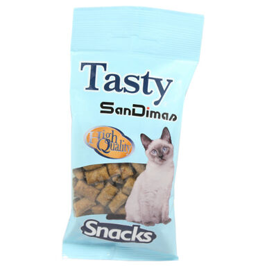 SanDimas Tasty de pollo y malta snacks para gatos