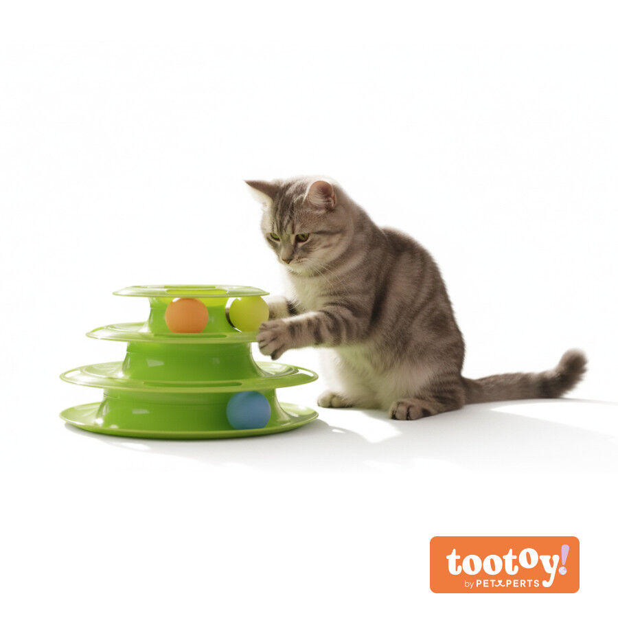 Tootoy! Torre de Pelotas interactivas para gatos, , large Imagen numero 9