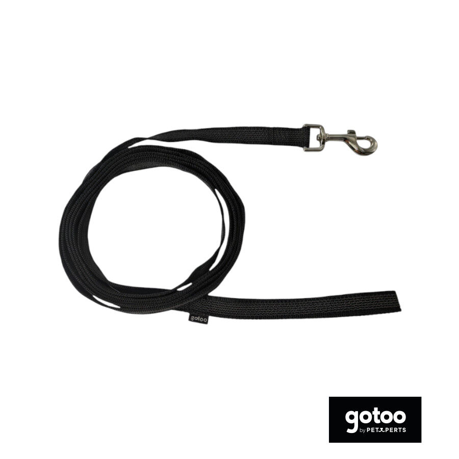 Gotoo Correa Antideslizante Negra para perros thumbnail
