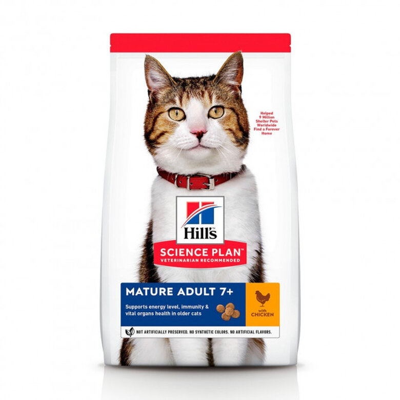 Hill's Science Plan pollo 7+ pienso para gatos image number null