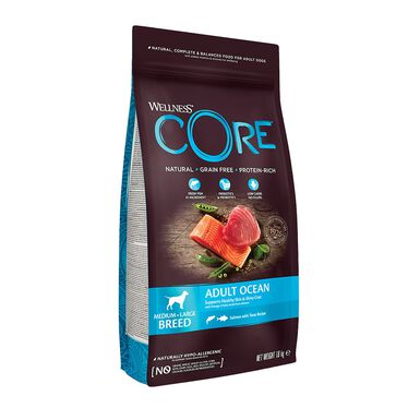 Wellness Core Adult Medium/Large Ocean Salmón y Atún pienso para perros