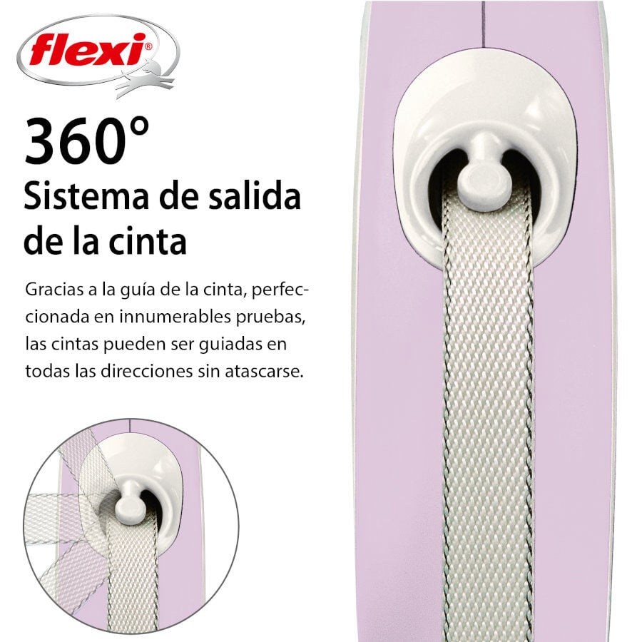 Flexi New Comfort Correa Extensible Rosa para perros, , large Imagen numero 3