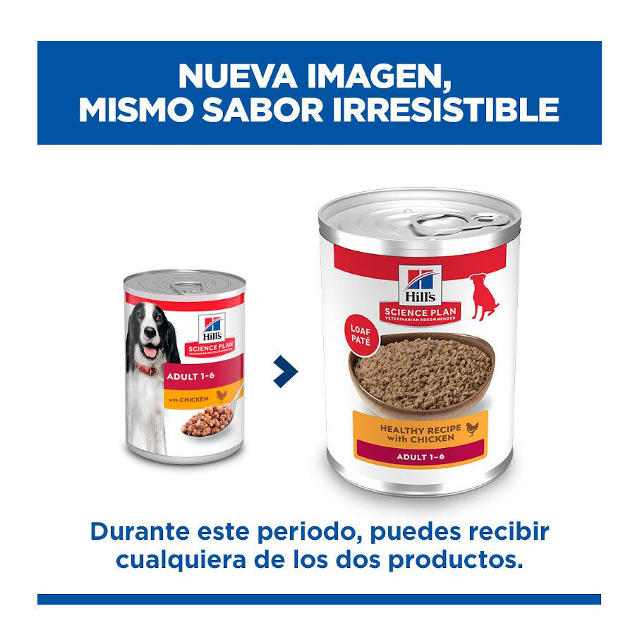 48 latas x 370 g Hill's Science Plan Adult 1-6 Pollo, Pavo y Ternera lata para perros &iexcl;Pack ahorro!, , large Imagen numero 2