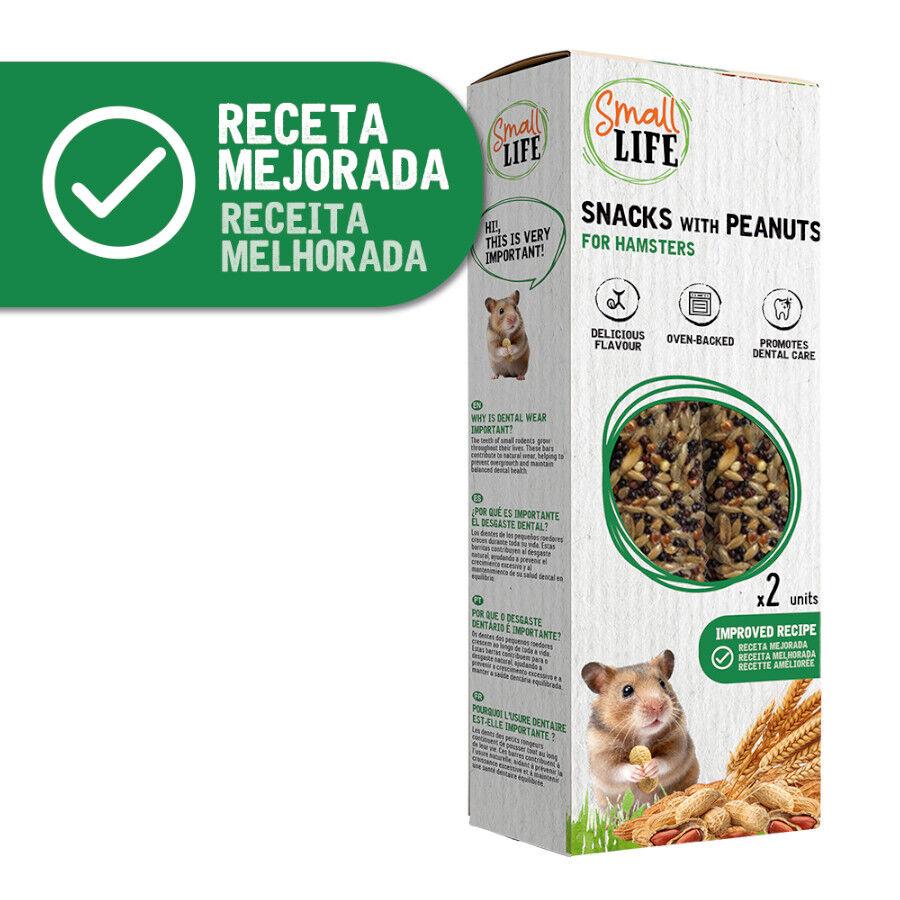 2 barritas Small Life Barritas Snack con Cacahuetes para h&aacute;mster, , large Imagen numero 2
