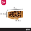 Gotoo Jersey Punto Estampado Leopardo para perros, , large indicador imagen numero 4