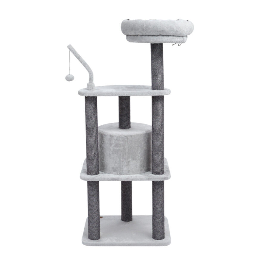 Leeby Kenzo árbol rascador con cama para gatos thumbnail