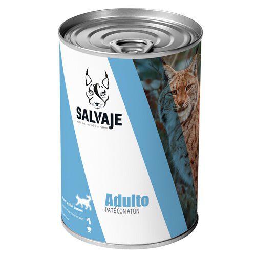 400 g Salvaje Adulto At&uacute;n en Pat&eacute; lata para gatos , , large Imagen numero 1