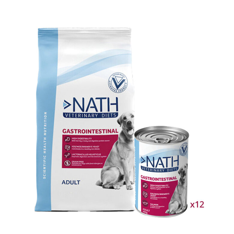 Pack Nath Gastrointestinal - pienso y comida húmeda para perro, , large image number null