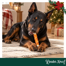 Wonder Christmas Rollos Envueltos con Pollo Snacks para perros