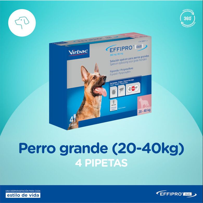 Effipro Duo pipetas antiparásitos para perros thumbnail