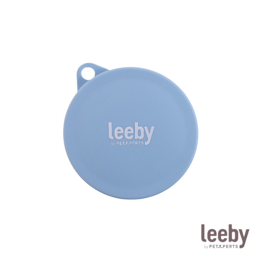 Leeby Tapa Comedero Azul para perros y gatos, , large Imagen numero 2