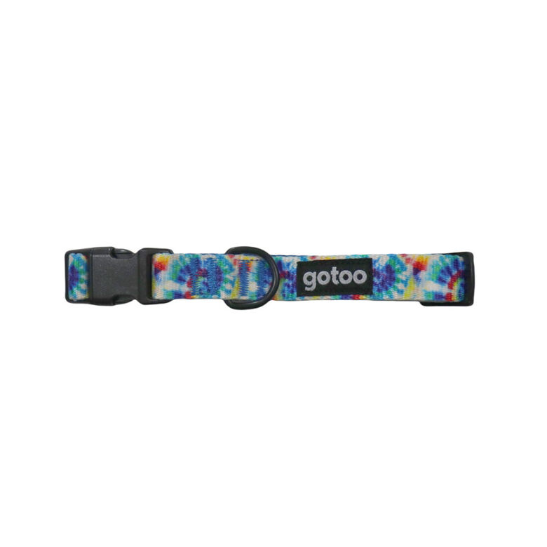 Gotoo Collar estampadado azul para perro thumbnail