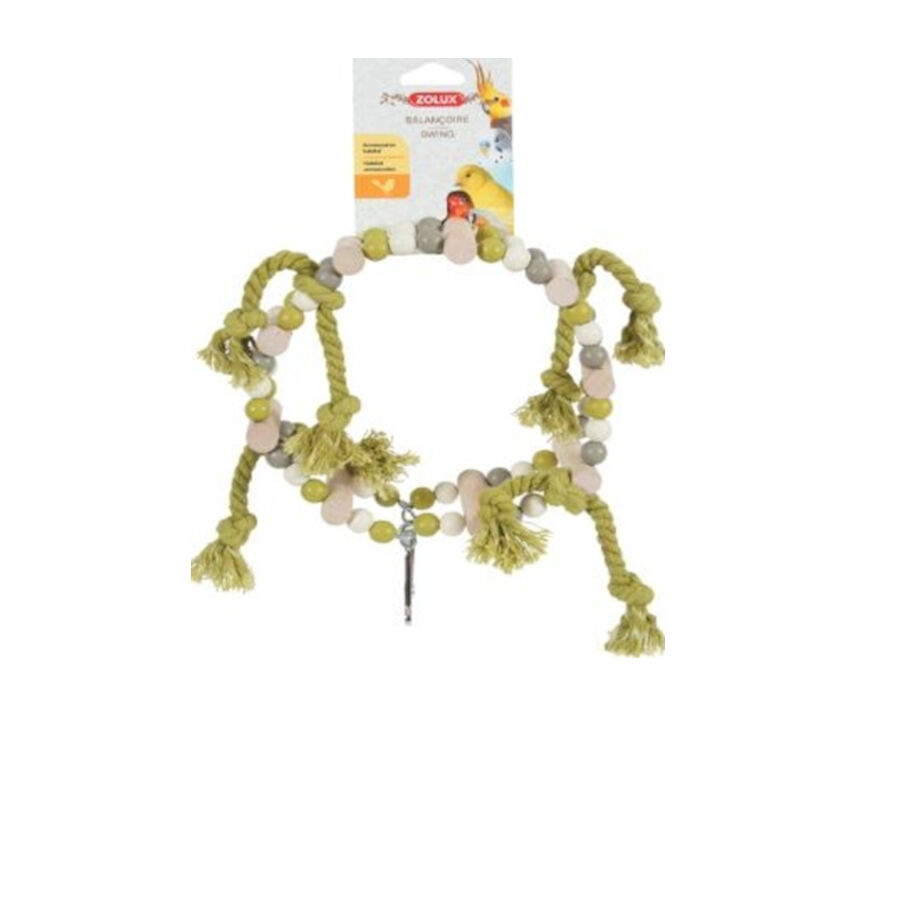 Zolux Columpio Rueda de Madera para pájaros