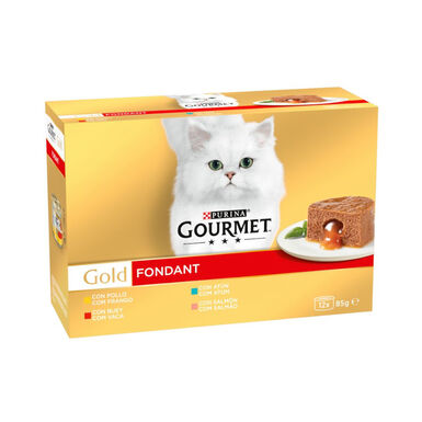 Gourmet Gold Fondant Sabores Variados - Pack 12