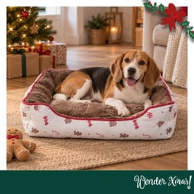 Wonder Christmas Cama Caramelo para perros