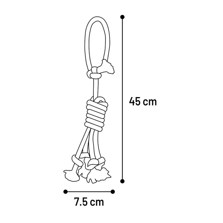 Flamingo Revi Cuerda con Nudos para perros,  Imagen numero 2 Flamingo Revi Cuerda con Nudos para perros, , large Imagen numero 2