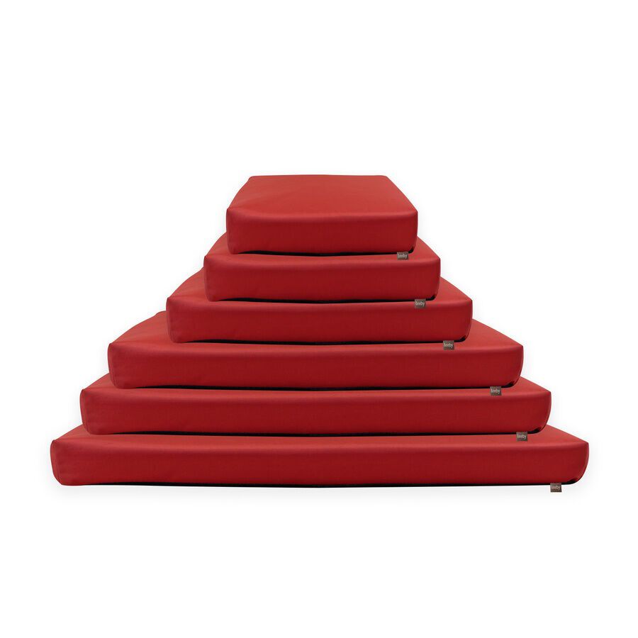 Leeby Cojín Waterproof Anti Pelos Rojo para perros thumbnail