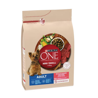 Purina One Mini Adult Bifensis Buey pienso para perros