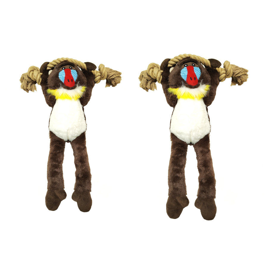 Tootoy! Comfort Hanging Monkey Cuddler peluche con sonido para perro, , large Imagen numero 3