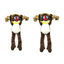 Tootoy! Comfort Hanging Monkey Cuddler peluche con sonido para perro, , large indicador imagen numero 3
