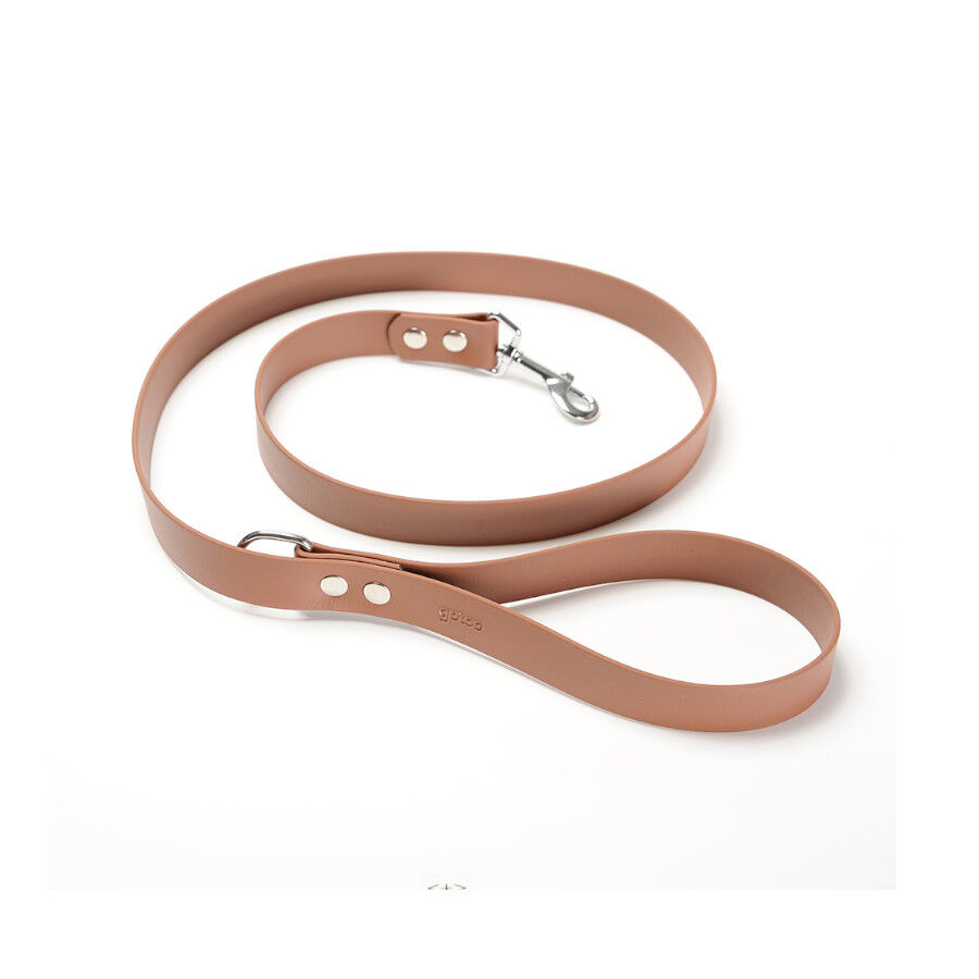 Gotoo Correa Biothane marr&oacute;n para perros, , large Imagen numero 1