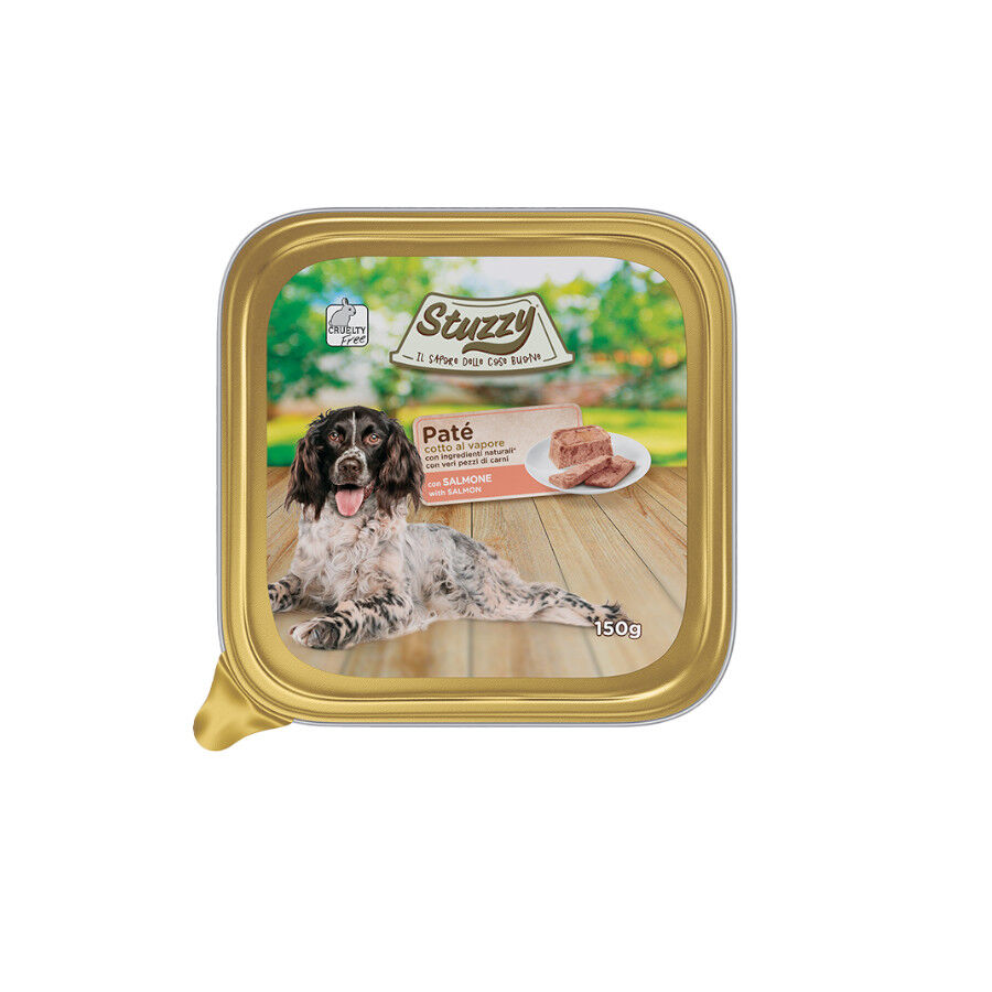 Stuzzy salmón tarrina para perros