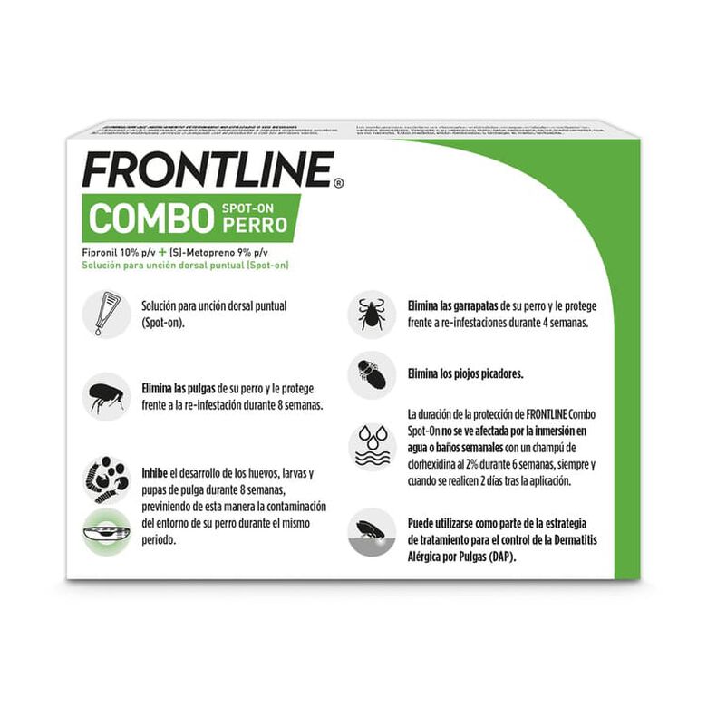 Frontline Combo Pipetas Antiparasitarias para perros pequeños thumbnail