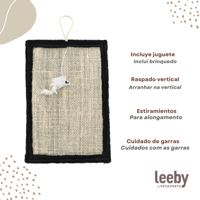 Leeby Tito rascador para pata de mesa con juguete para gatos,  Imagen numero 4 Leeby Tito rascador para pata de mesa con juguete para gatos, , large Imagen numero 4