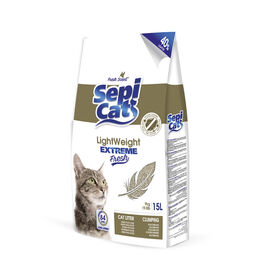 Sepicat LightWeight Extreme Fresh arena aglomerante ligera para gatos