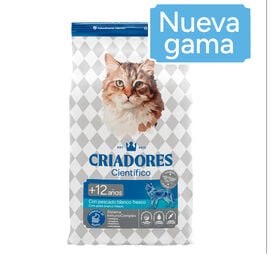 Criadores Científico Senior +12 Pescado pienso para gatos