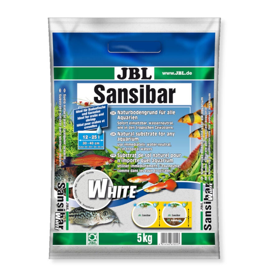 JBL Sansibar Sustrato Blanco para acuarios
