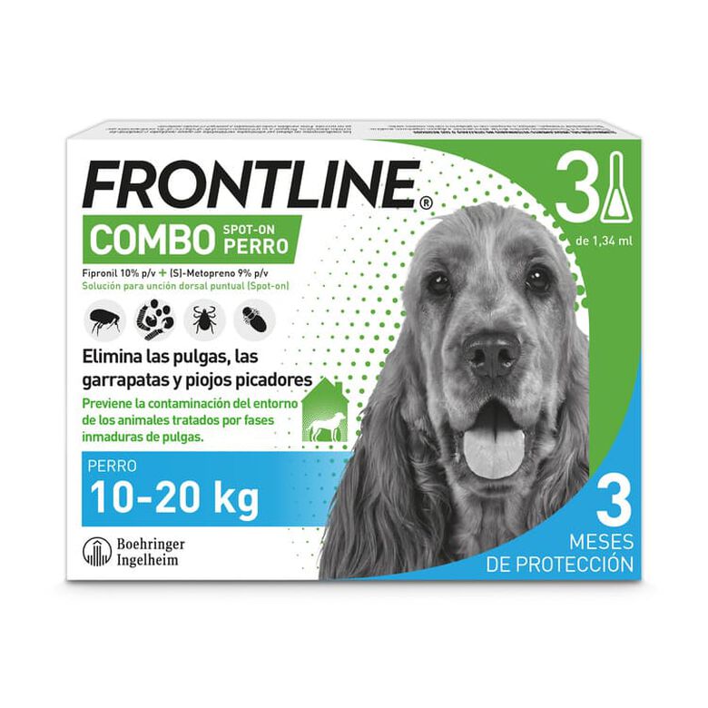 Frontline Combo Pipetas Antiparasitarias para perros medianos thumbnail