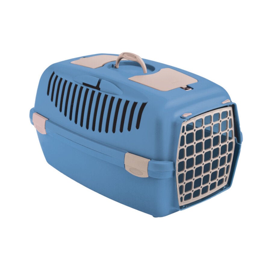 Stefanplast Gulliver 2 Summer Azul Transport&iacute;n para perros y gatos, , large Imagen numero 1