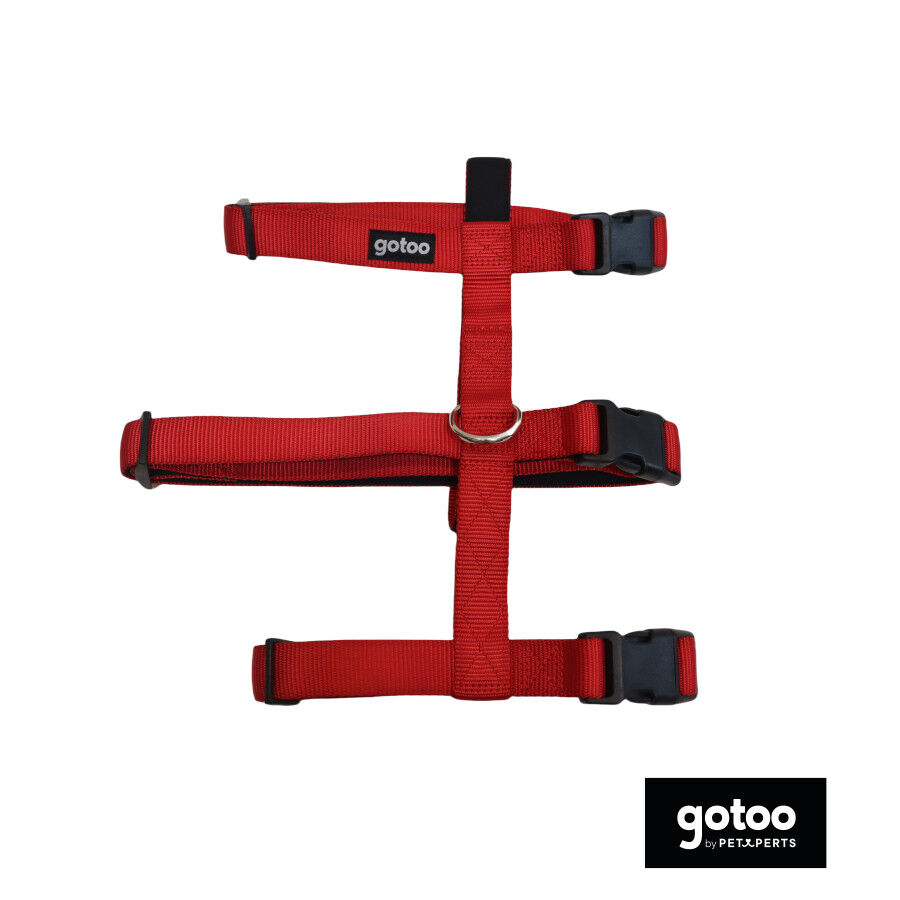 Gotoo Arn&eacute;s antiescape rojo para perros, , large Imagen numero 2