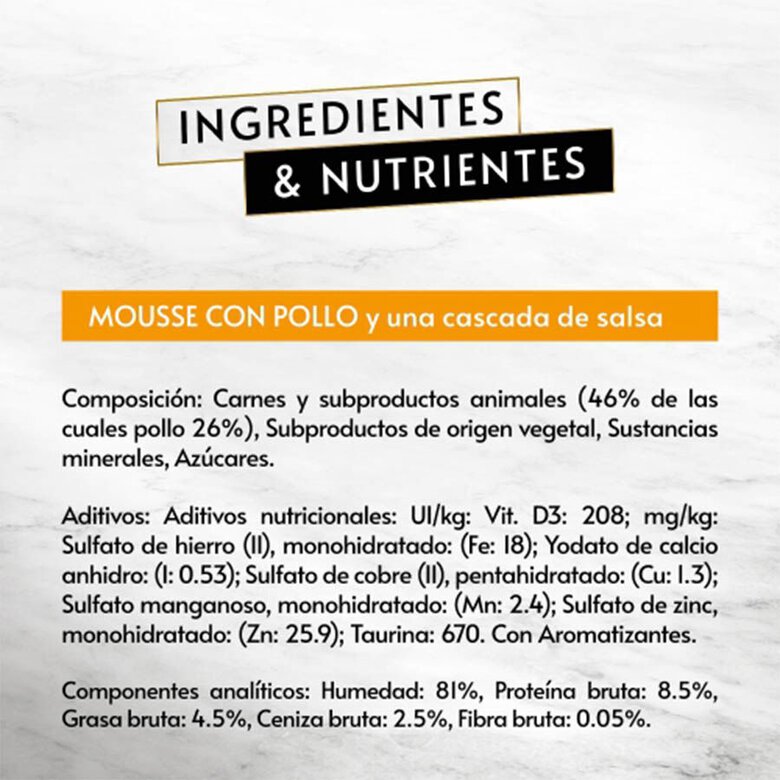 4 tarrinas x 57 g Gourmet Revelations Pollo tarrinas en mousse para gatos,  Imagen numero 7 4 tarrinas x 57 g Gourmet Revelations Pollo tarrinas en mousse para gatos, , large Imagen numero 7