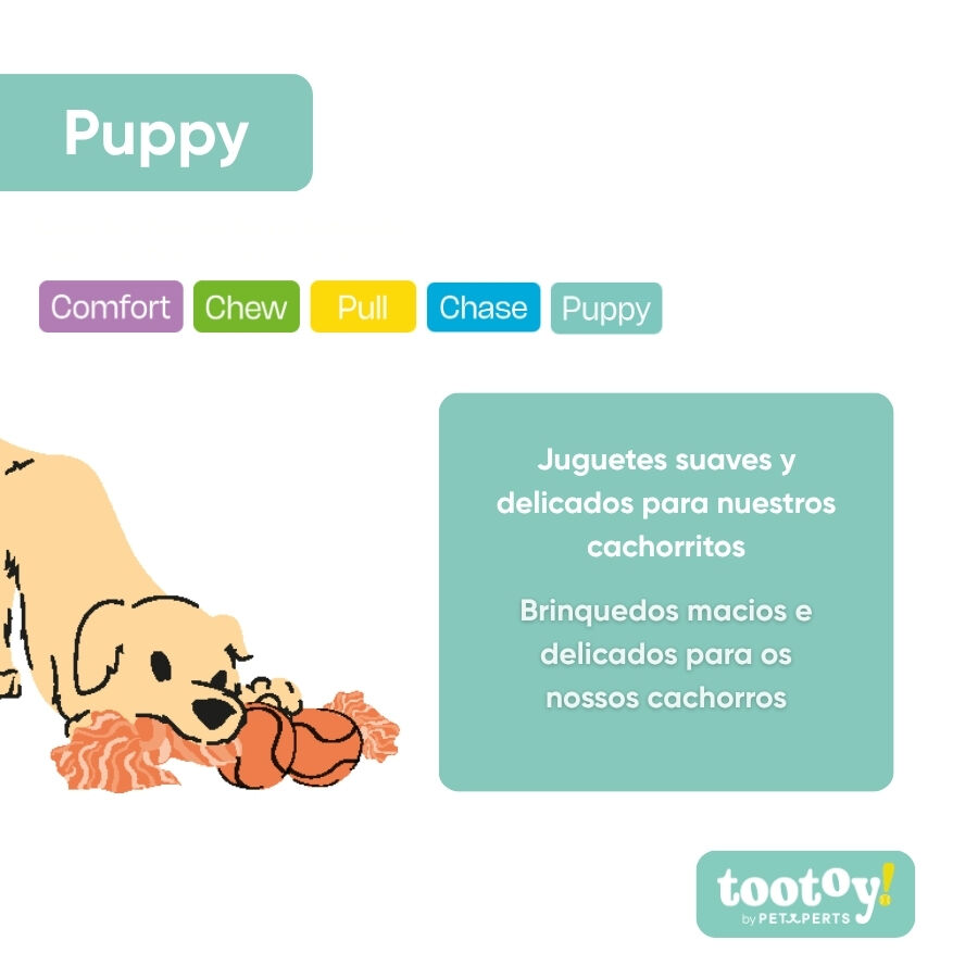 Tootoy! Puppy Hueso Martillo Rosa Juguete para perros, , large Imagen numero 5