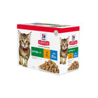 Hill's Science Plan Kitten Pollo y Pescado sobre para gatos Multipack, , large image number null