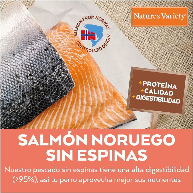 Nature&#039;s Variety No Grain Adult Medium Maxi Salmón pienso para perros thumbnail