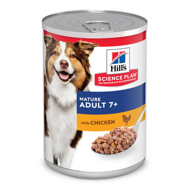 Hill's Science Plan Mature 7+ Adult pollo lata para perros