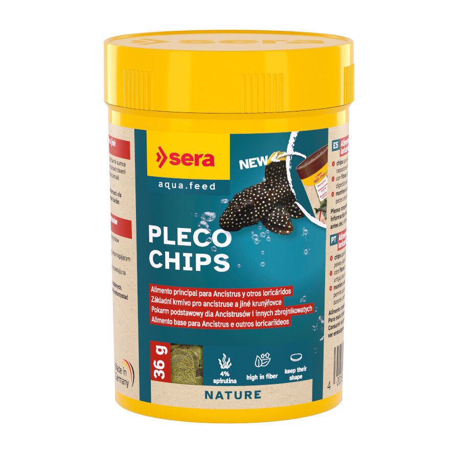 Sera Pleco-chips alimento para peces, , large Imagen numero 1